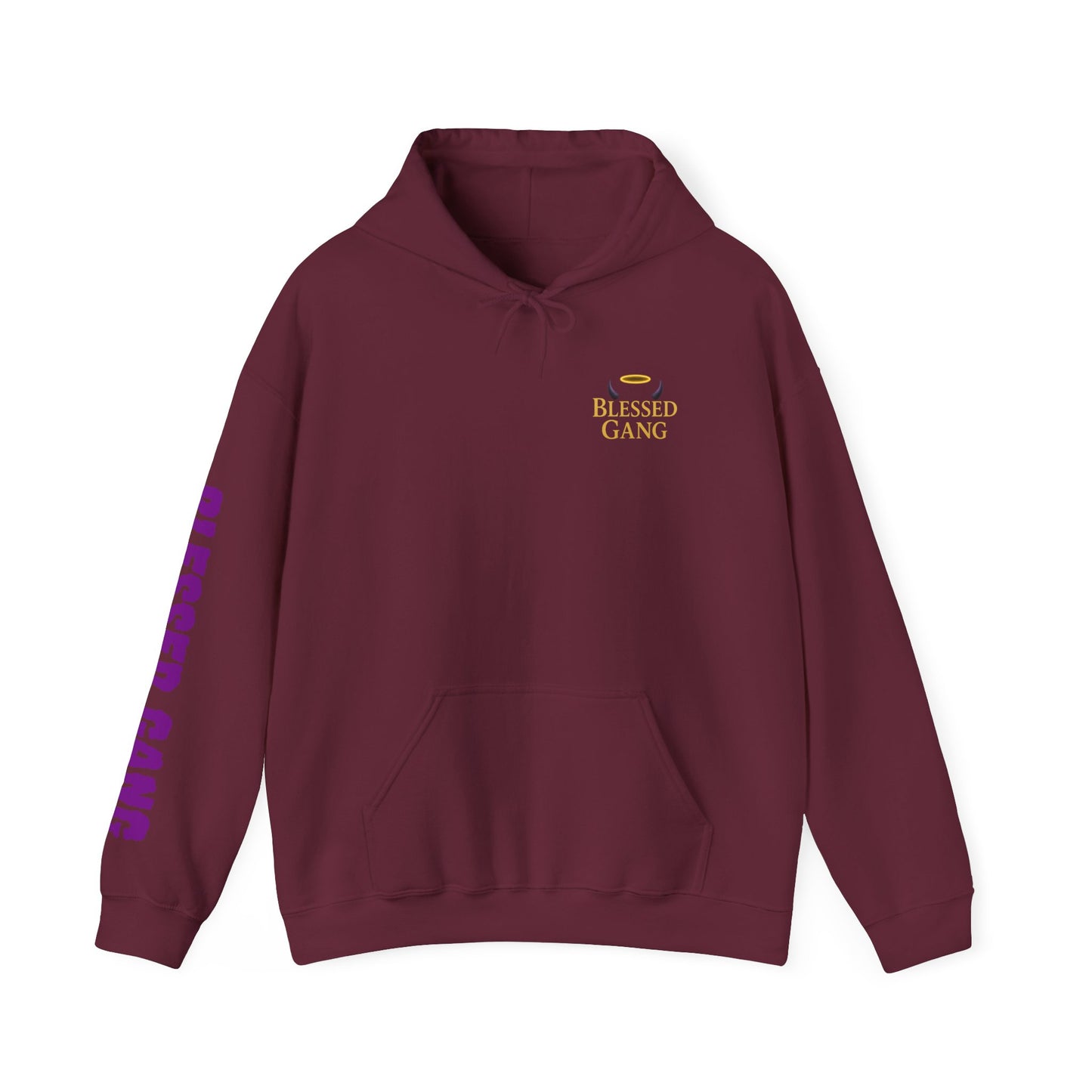 Blessed Mind Demon Grind Hoodie | Unisex Sweatshirt, Cozy Layering, Gift for Creatives, Everyday Wear, Street Style