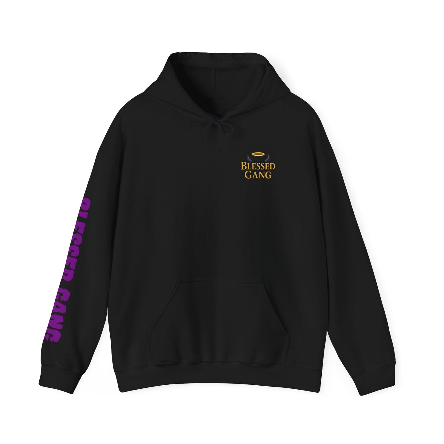 Blessed Mind Demon Grind Hoodie | Unisex Sweatshirt, Cozy Layering, Gift for Creatives, Everyday Wear, Street Style