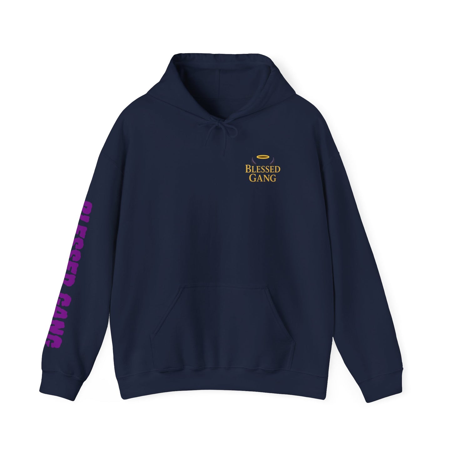 Blessed Mind Demon Grind Hoodie | Unisex Sweatshirt, Cozy Layering, Gift for Creatives, Everyday Wear, Street Style