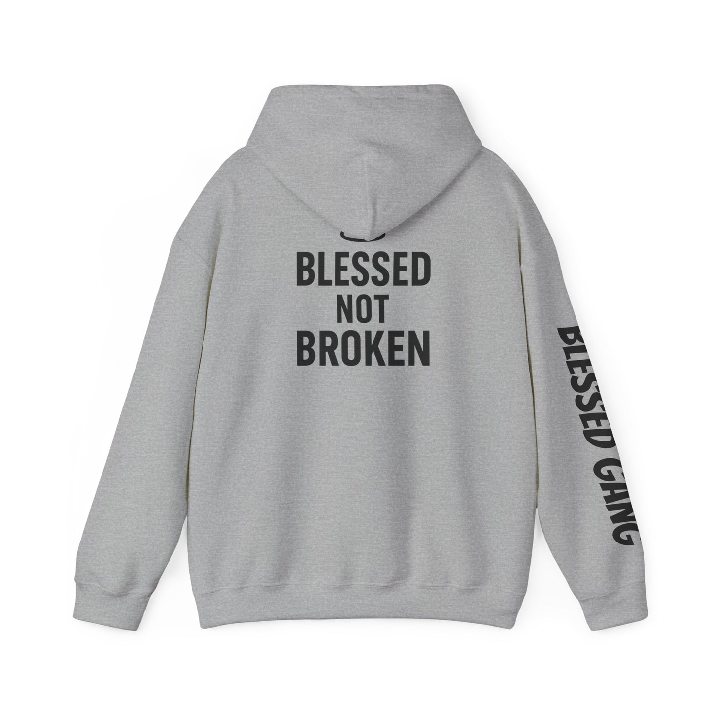 Blessed Not Broken Hoodie — Inspirational Faith Sweatshirt