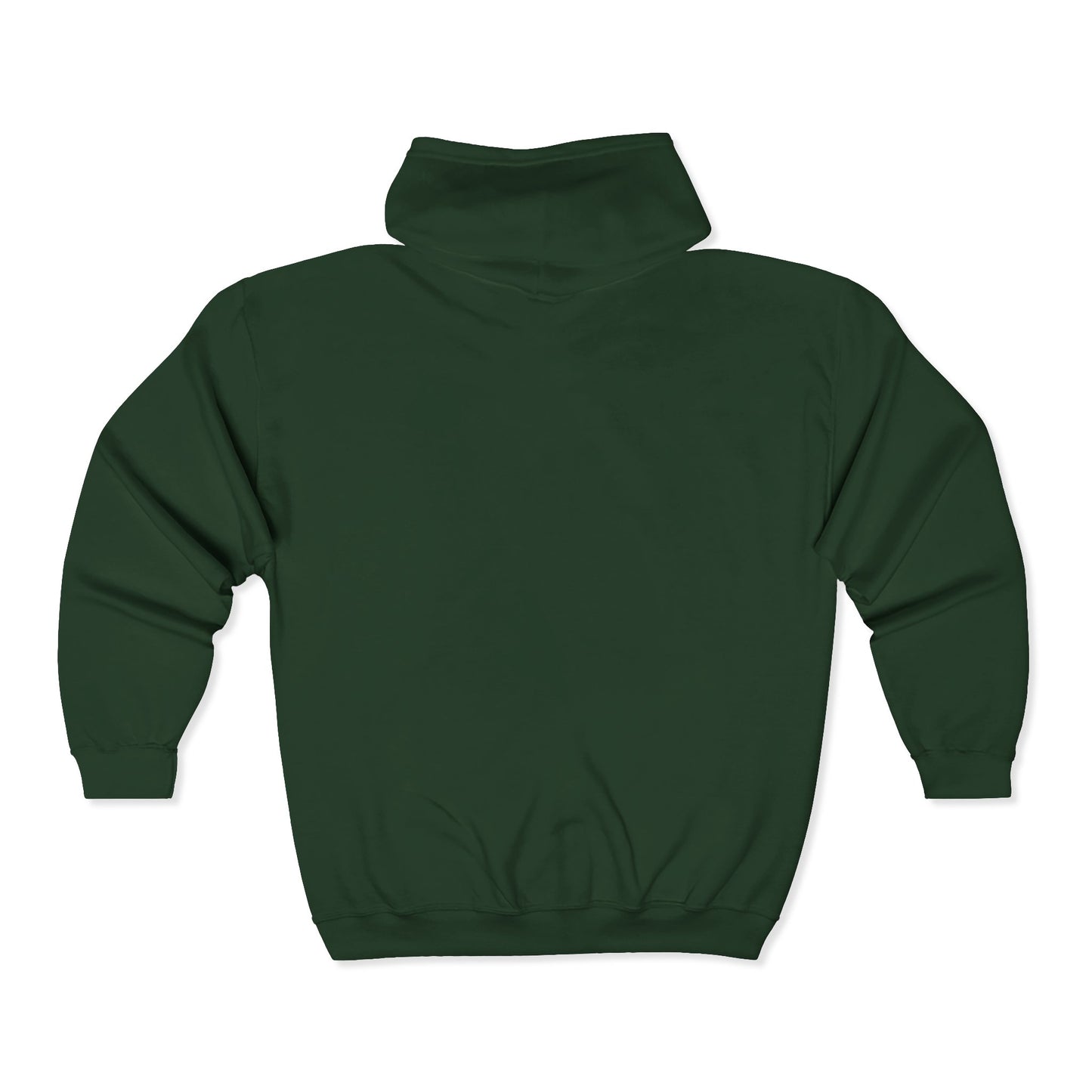 Blessed Gang Zip Hoodie - Minimal Spiritual Full-Zip Sweatshirt
