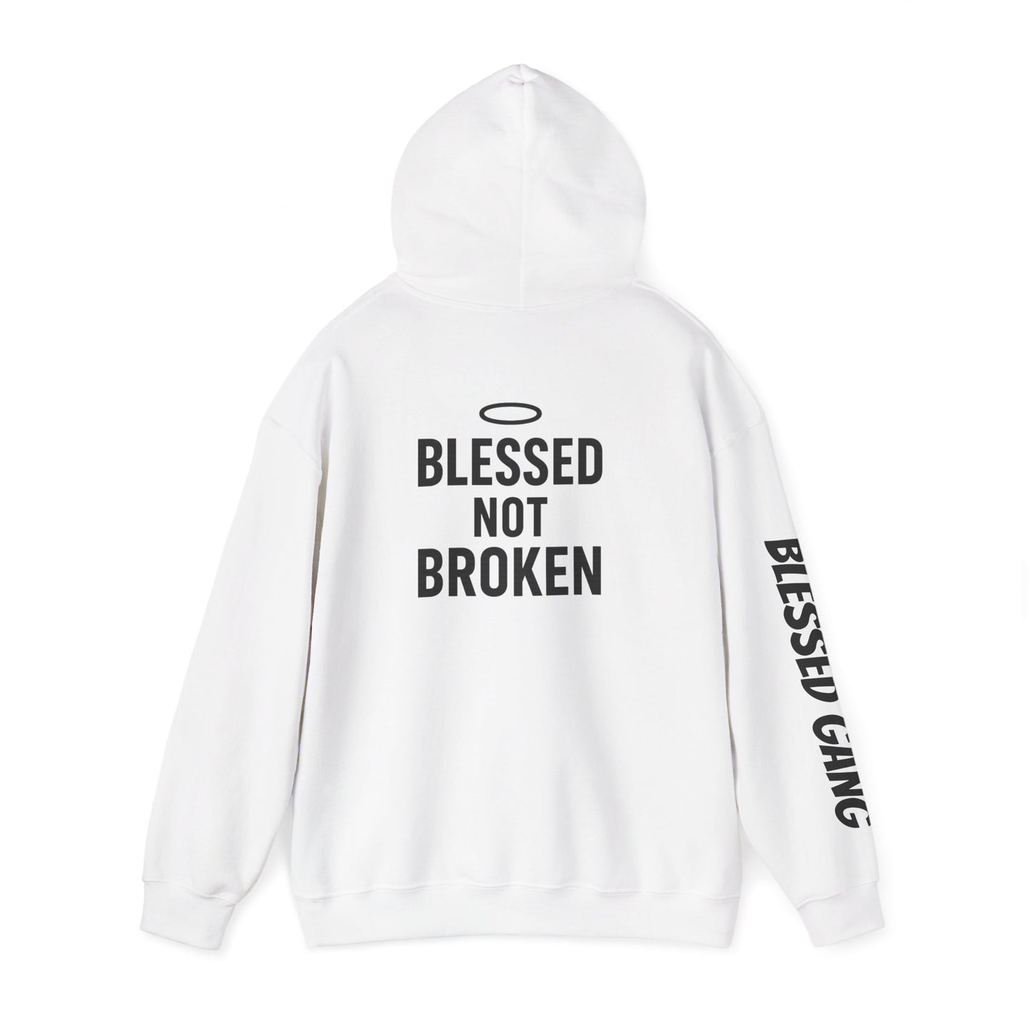 Blessed Not Broken Hoodie — Inspirational Faith Sweatshirt