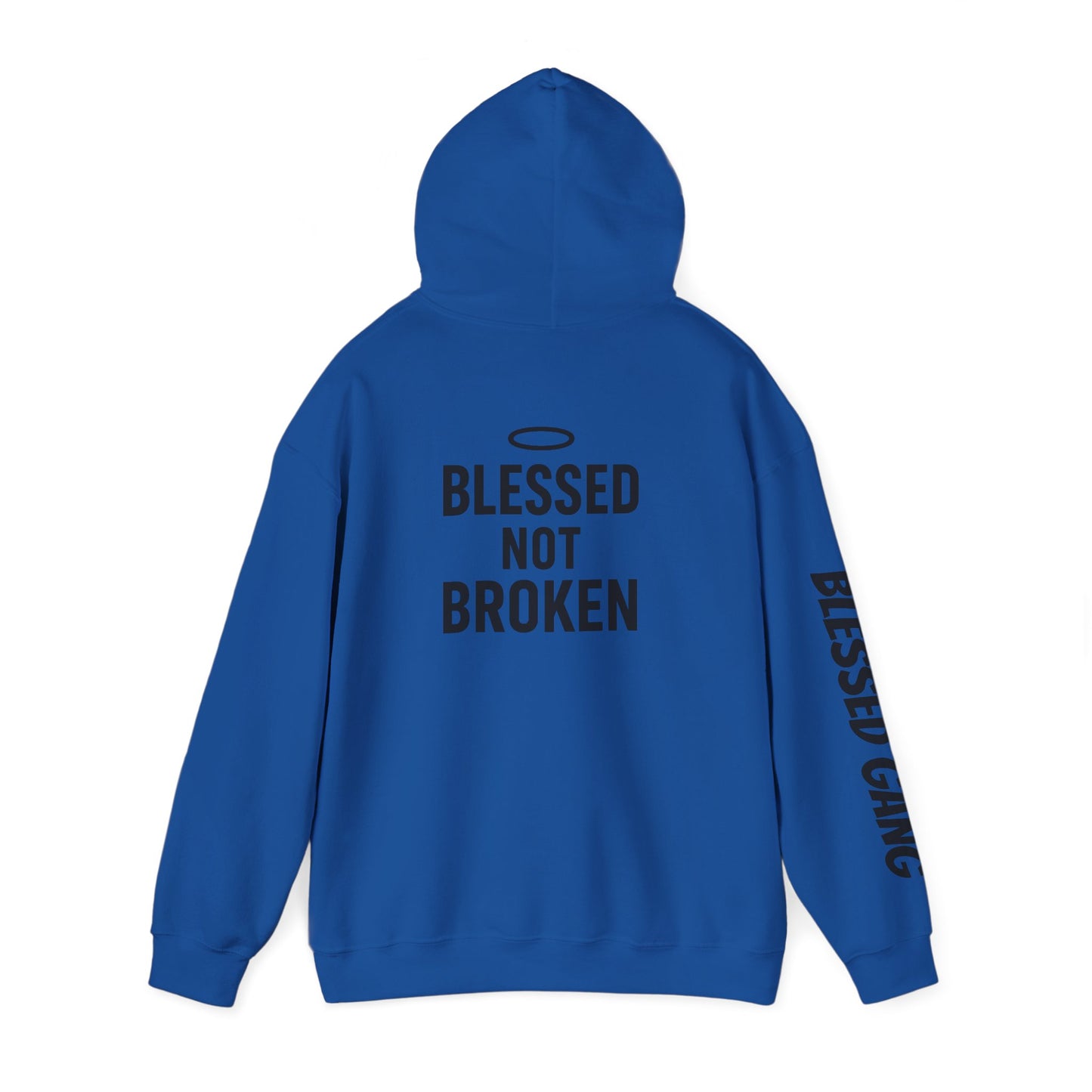 Blessed Not Broken Hoodie — Inspirational Faith Sweatshirt