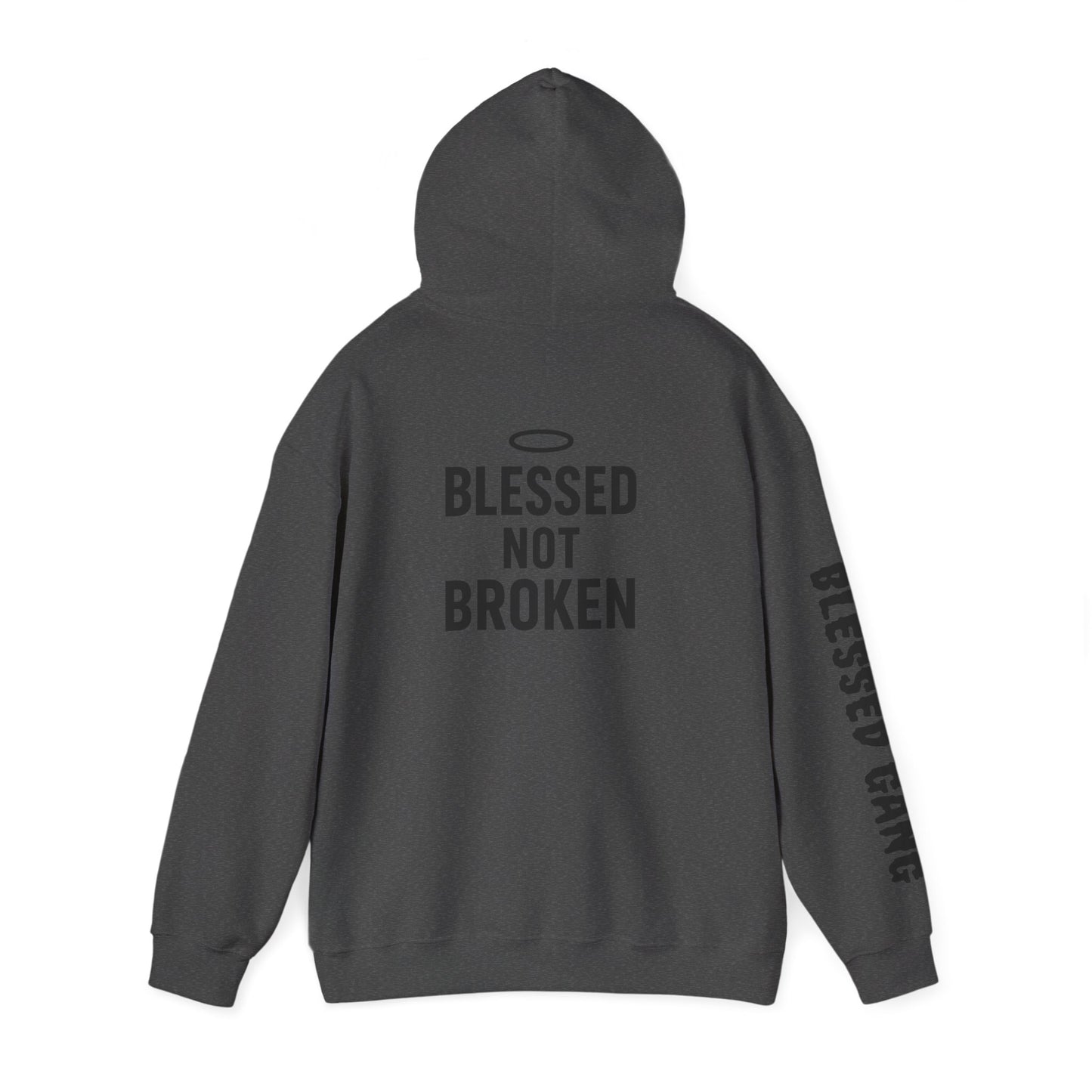 Blessed Not Broken Hoodie — Inspirational Faith Sweatshirt