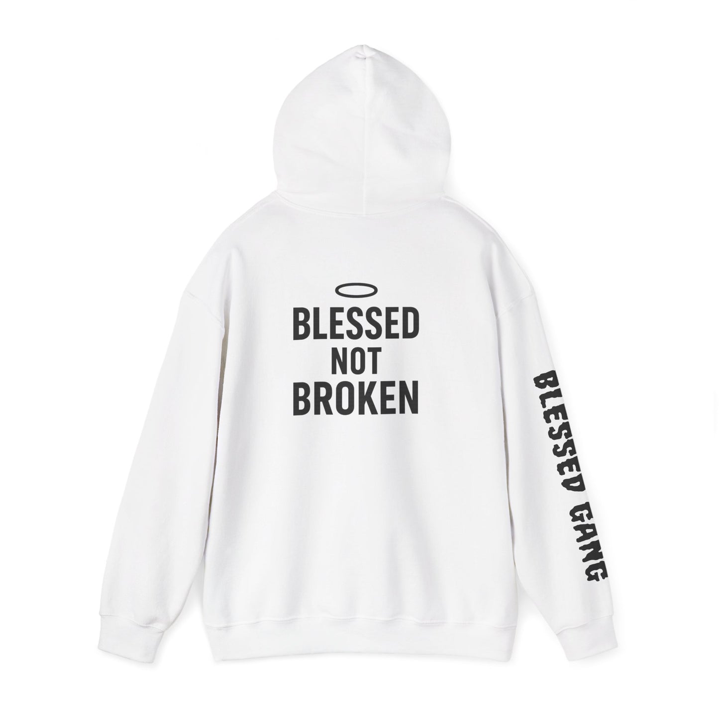 Blessed Not Broken Hoodie — Inspirational Faith Sweatshirt