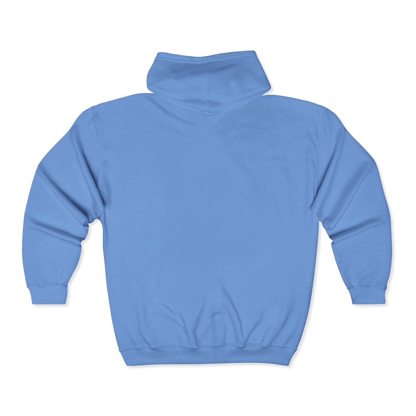 Blessed Gang Zip Hoodie - Minimal Spiritual Full-Zip Sweatshirt