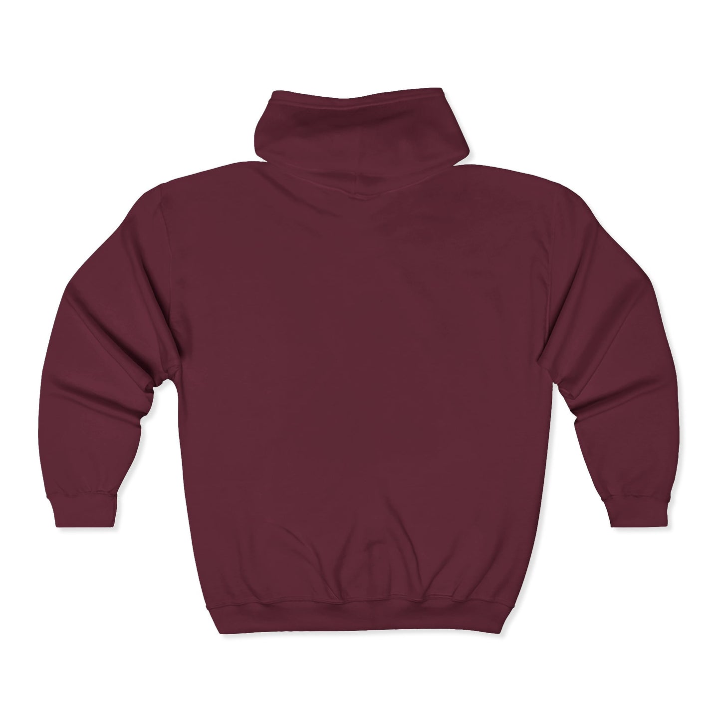 Blessed Gang Zip Hoodie - Minimal Spiritual Full-Zip Sweatshirt