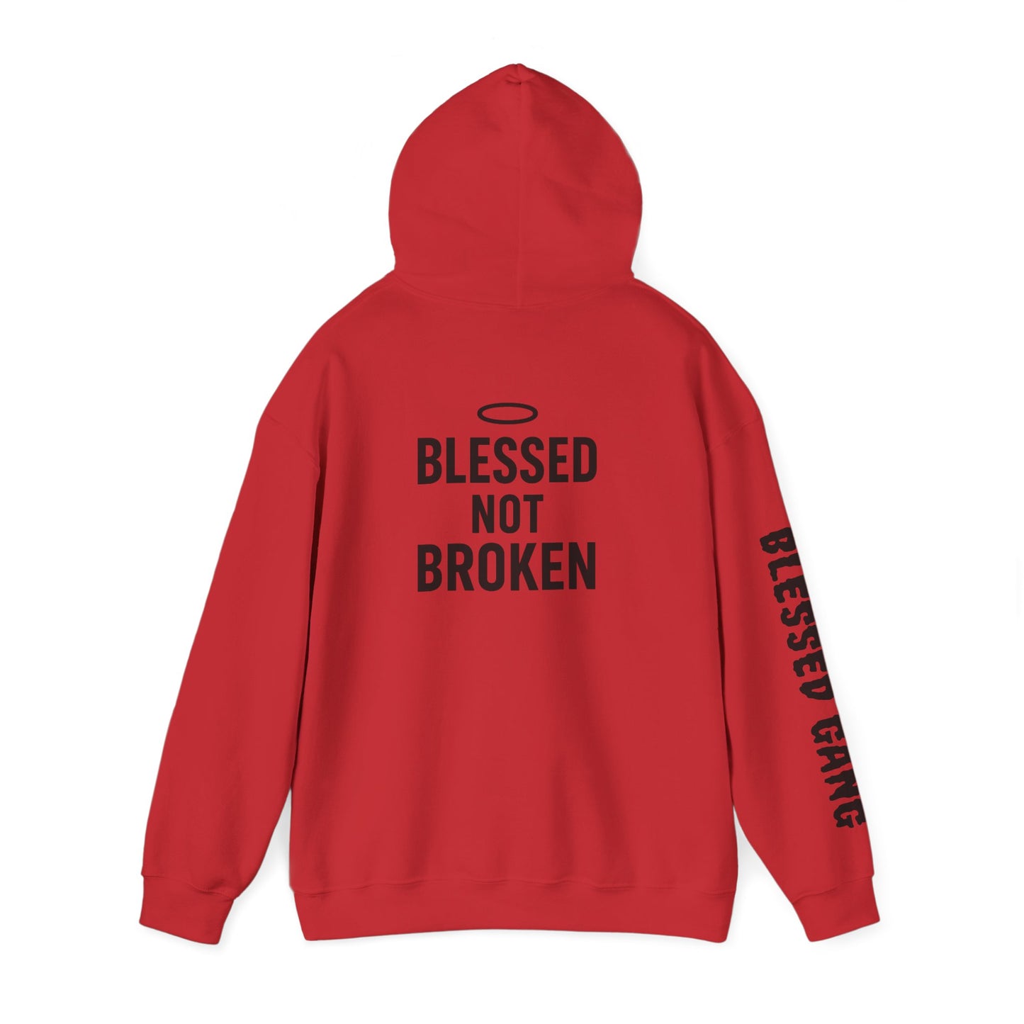 Blessed Not Broken Hoodie — Inspirational Faith Sweatshirt