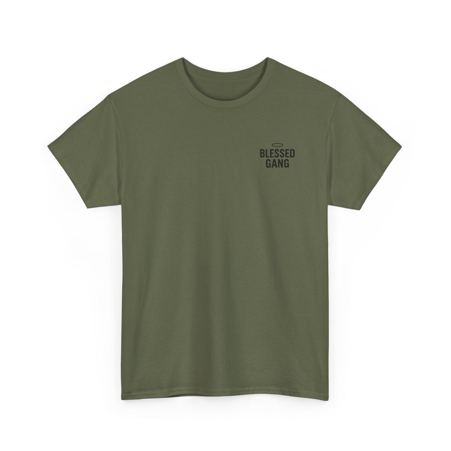 Unisex Heavy Cotton Tee - Blessed Gang, Blessed Not Broken - Casual Wear, Inspirational Gift, Faith-Based Apparel, Motivational [...]