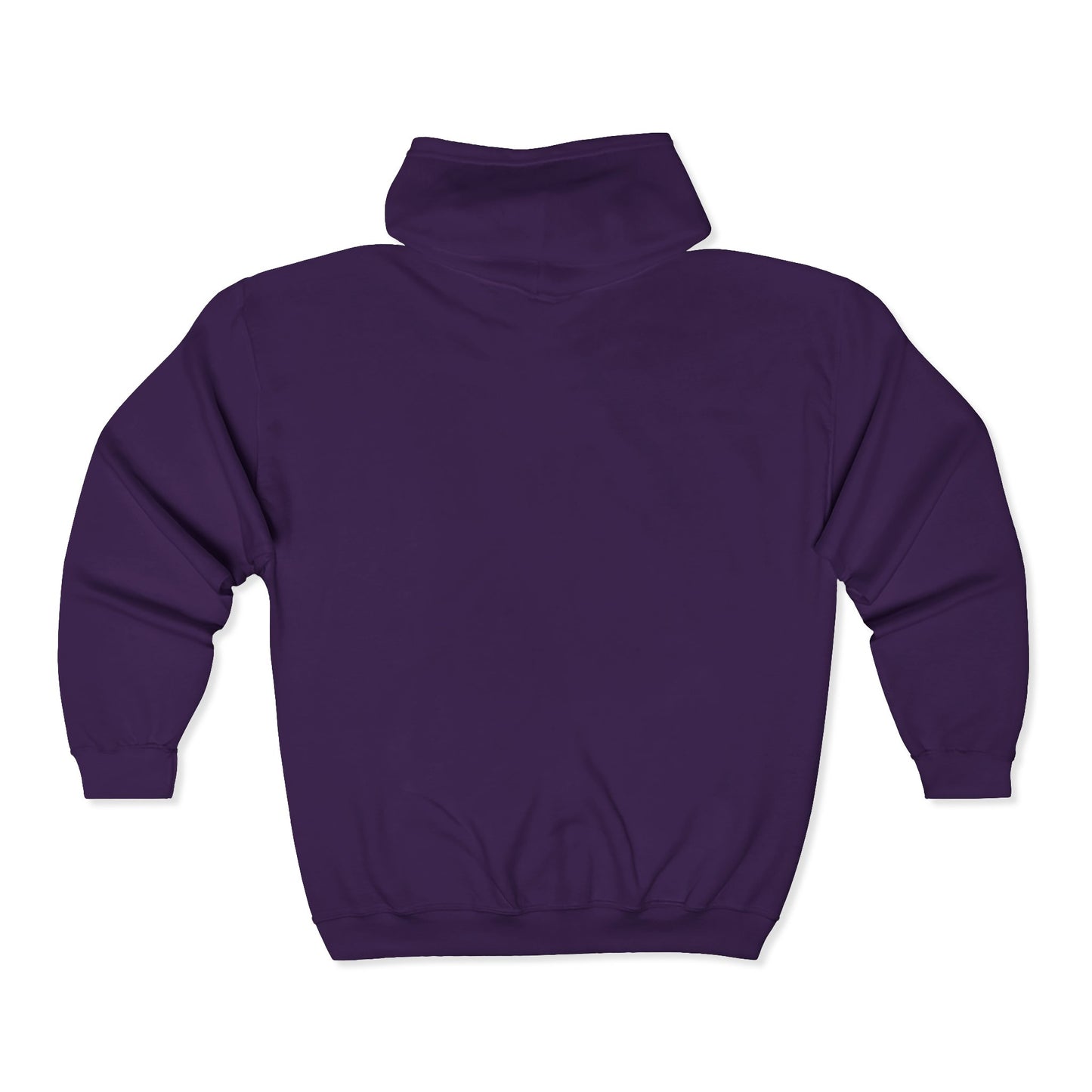 Blessed Gang Zip Hoodie - Minimal Spiritual Full-Zip Sweatshirt