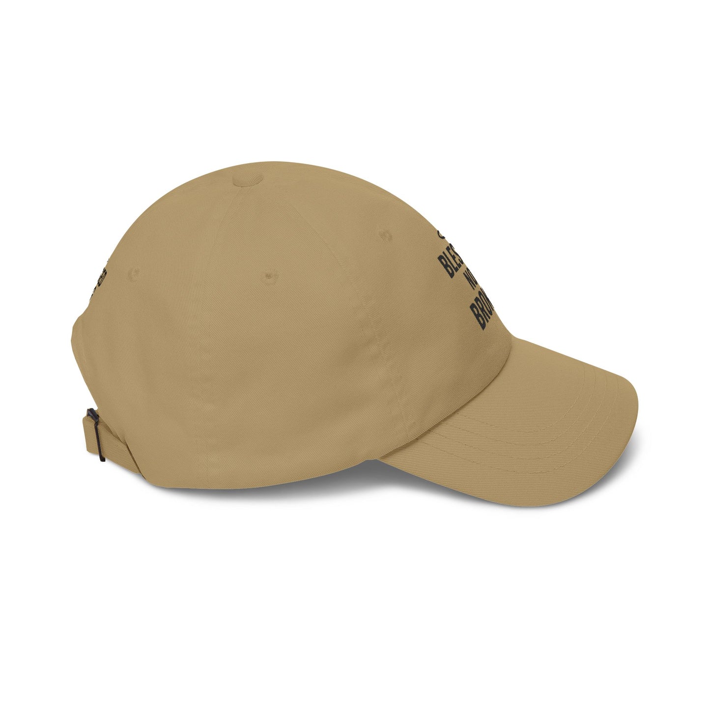 Dad Cap — "Blessed Not Broken" Embroidered Baseball Hat