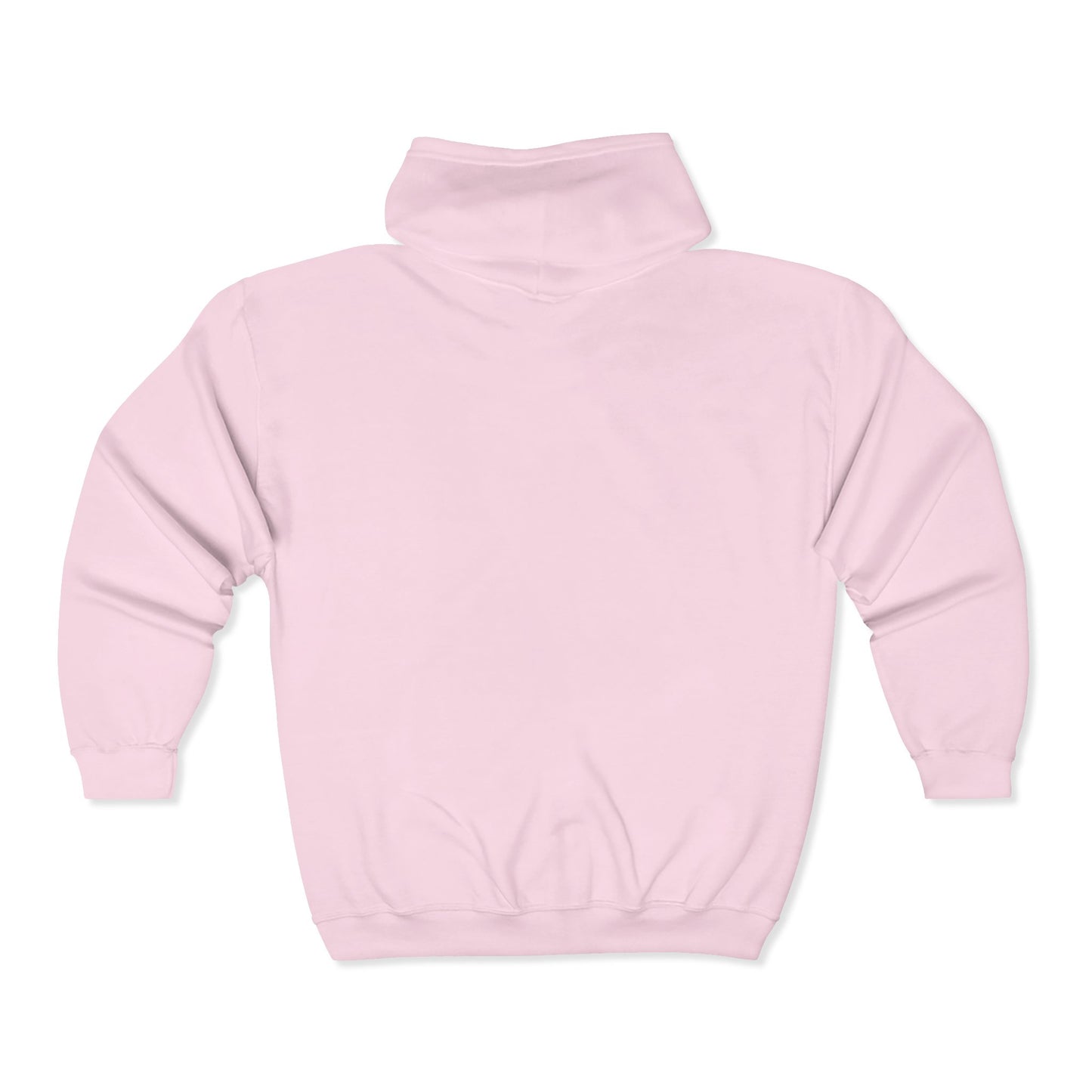 Blessed Gang Zip Hoodie - Minimal Spiritual Full-Zip Sweatshirt