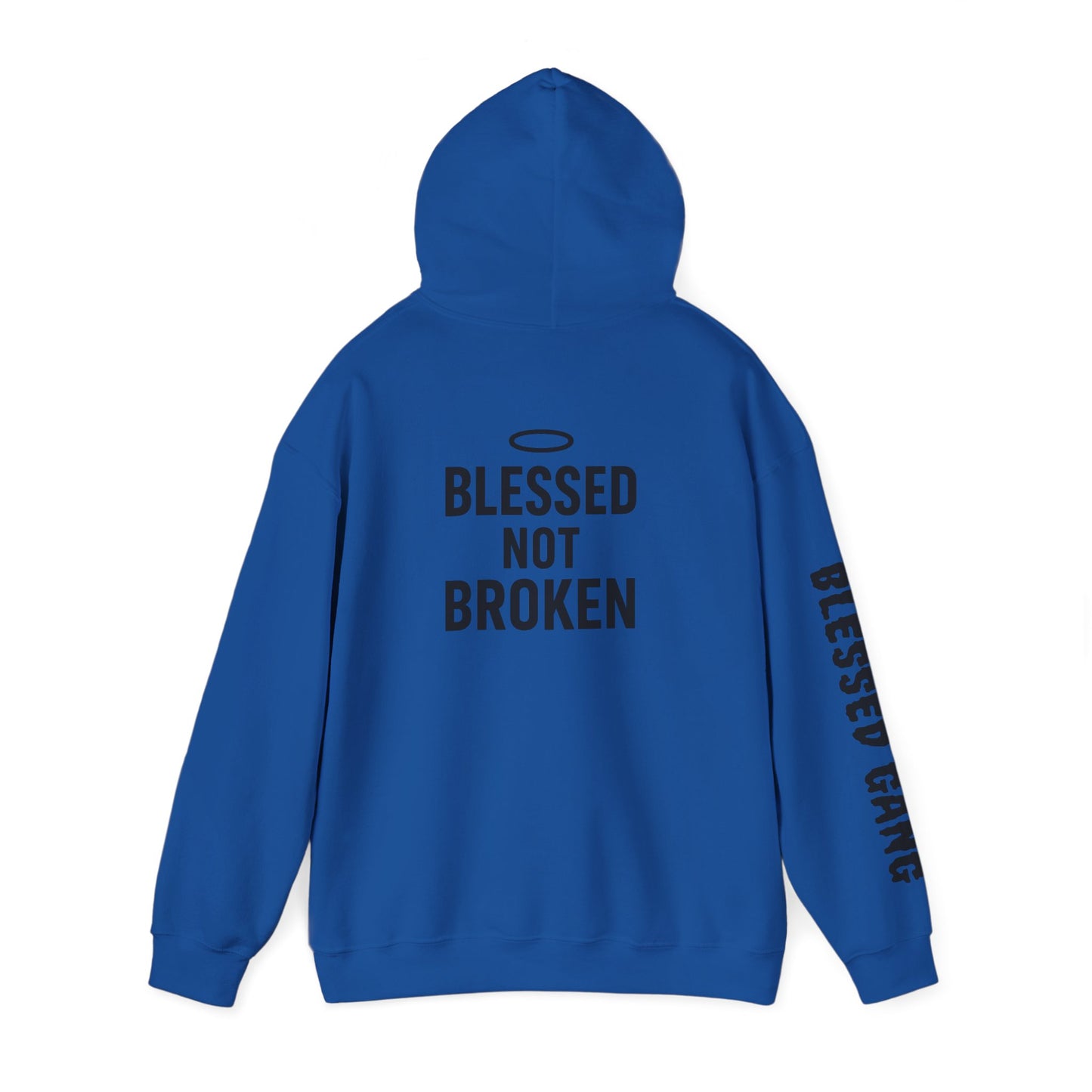 Blessed Not Broken Hoodie — Inspirational Faith Sweatshirt