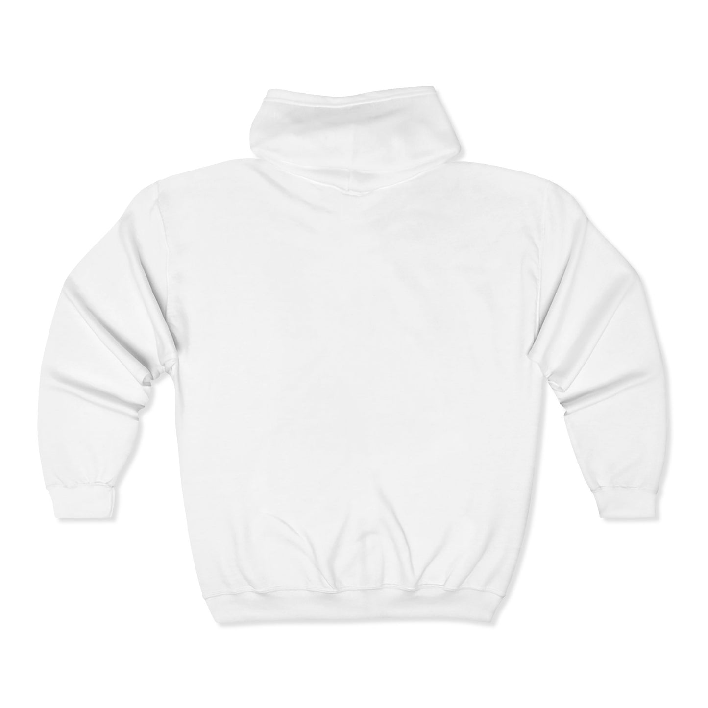 Blessed Gang Zip Hoodie - Minimal Spiritual Full-Zip Sweatshirt