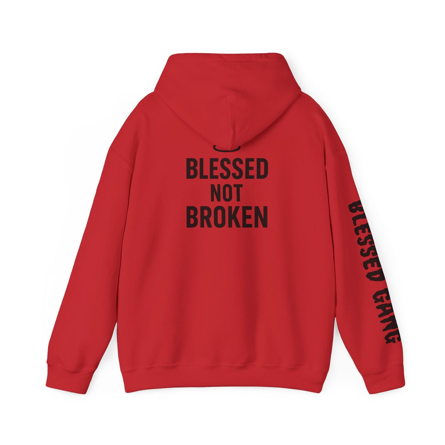 Blessed Not Broken Hoodie — Inspirational Faith Sweatshirt