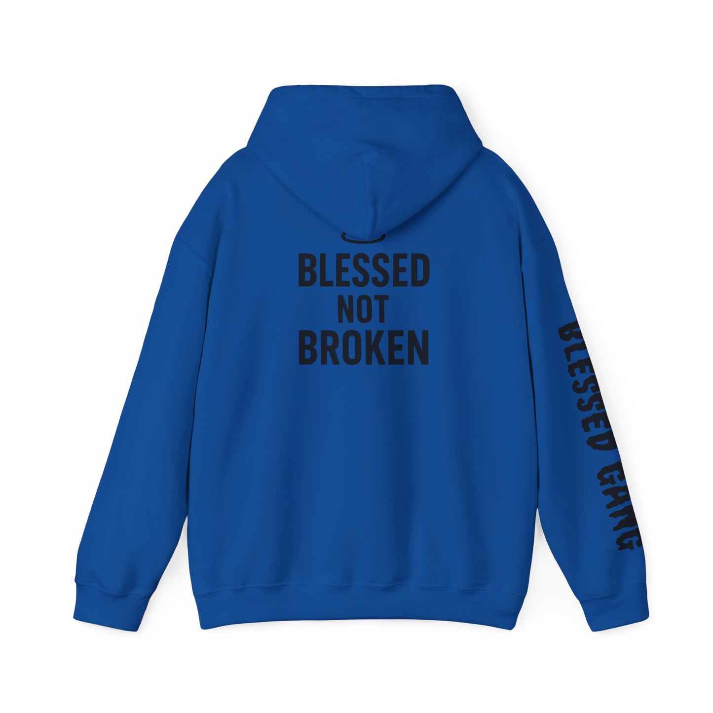 Blessed Not Broken Hoodie — Inspirational Faith Sweatshirt
