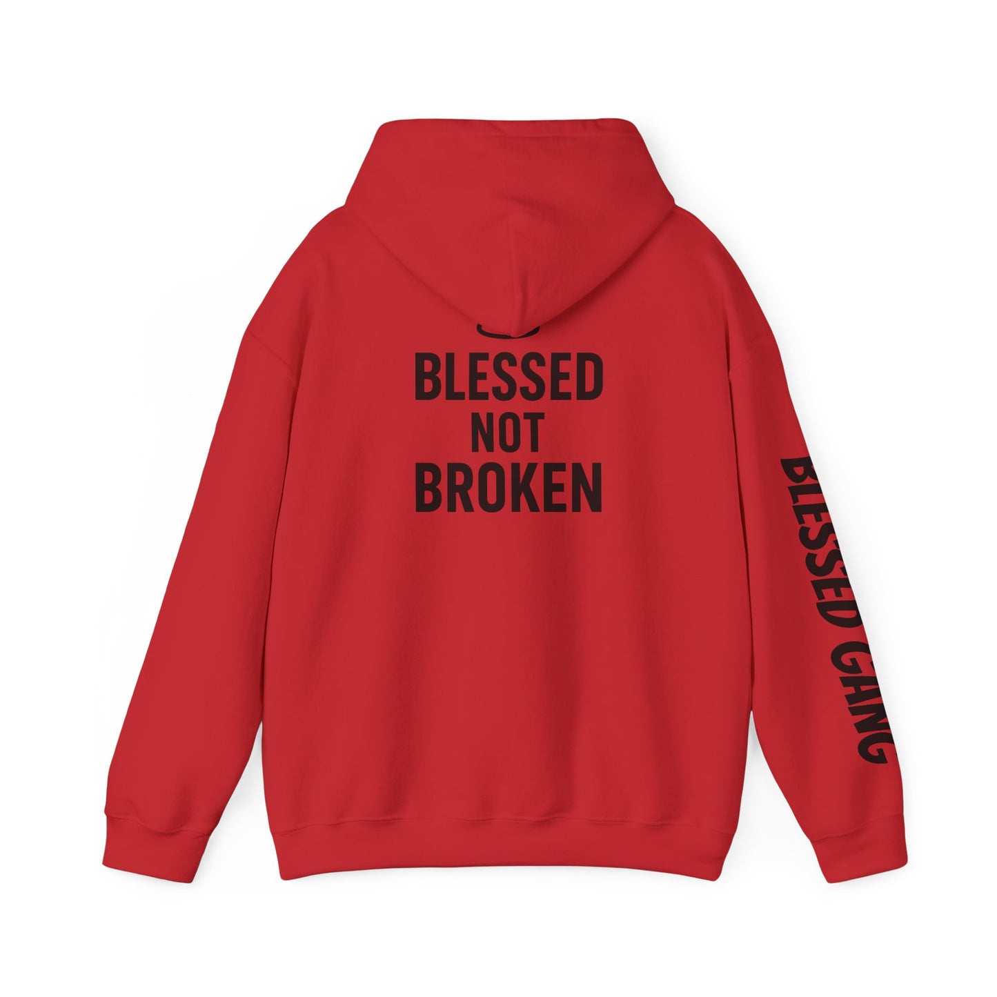 Blessed Not Broken Hoodie — Inspirational Faith Sweatshirt